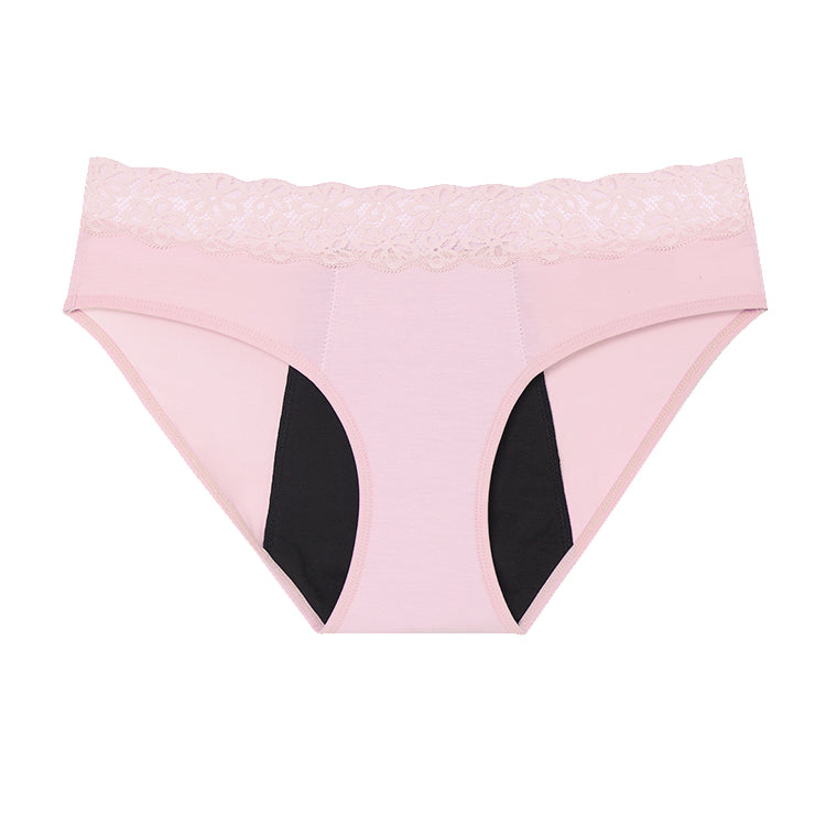Culottes menstruelle Lavande pour Flux Moyen = 3 tampons| Rose