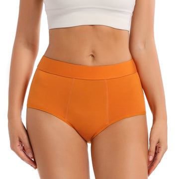 Culottes menstruelle Zinnia pour Flux Moyen = 4 tampons | Orange